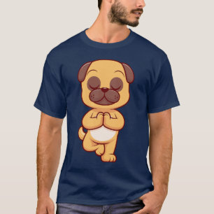 Funny Boxer Dog Yoga Pose Pet Humour Yoga LoverGif T-Shirt