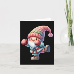 Funny Boxer Gnome Dad For Women And Men Who Loves  Card