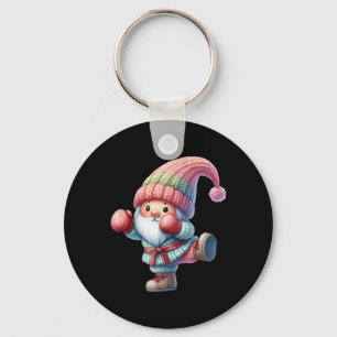 Funny Boxer Gnome Dad For Women And Men Who Loves Key Ring