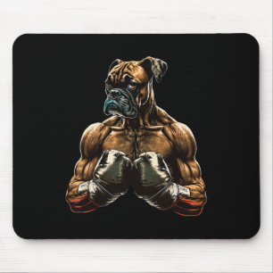 Funny Boxing Boxer Dog Gifts For Men Boys Women Ki Mouse Mat