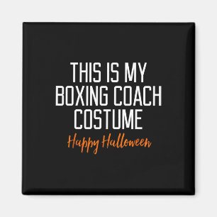Funny Boxing Coach Costume Halloween Magnet