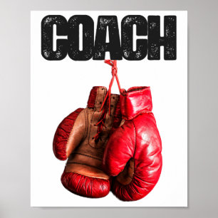 Funny Boxing Coach Poster
