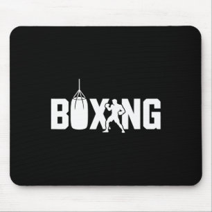 Funny Boxing Fighter Gym Gloves Kickboxing For Wom Mouse Mat