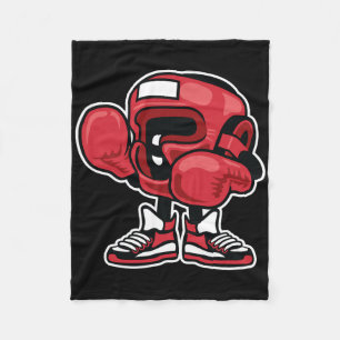 Funny Boxing Gifts For Girls Boys Kids Fleece Blanket