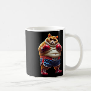 Funny Boxing Gym Workout Cat With Boxing Gloves An Coffee Mug