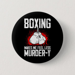 Funny Boxing Kickboxer Savate Mma Martial Arts Kic 6 Cm Round Badge