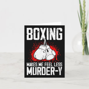 Funny Boxing Kickboxer Savate Mma Martial Arts Kic Card