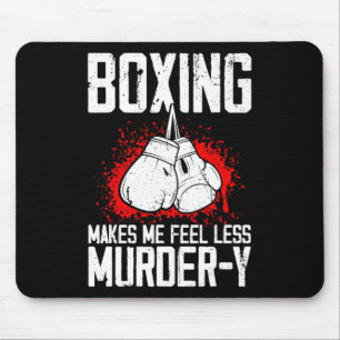 Funny Boxing Kickboxer Savate Mma Martial Arts Kic Mouse Mat
