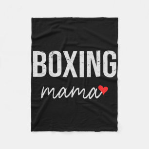 Funny Boxing Mum - Cute Boxing Mama Gift For Women Fleece Blanket