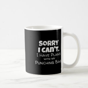 Funny Boxing Quote Design - Punching Bag Boxer Mem Coffee Mug