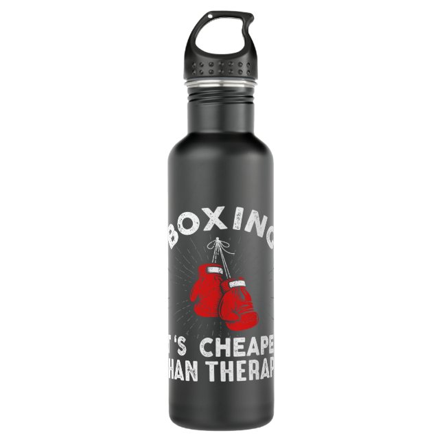 Funny Boxing Quote Gloves Boxer 7 710 Ml Water Bottle (Front)