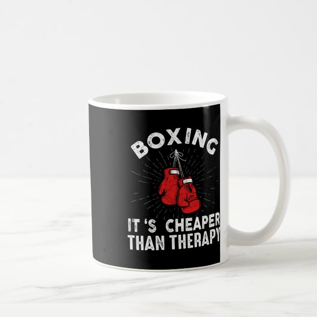 Funny Boxing Quote Gloves Boxer  Coffee Mug (Right)