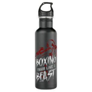 Funny Boxing Vintage Boxing Train Like A Beast 710 Ml Water Bottle