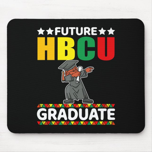 Funny Boy College Graduation Kid Future Hbcu Gradu Mouse Mat (Front)