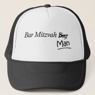 Funny Boy-to-Man Bar-Mitzvah Gift Trucker Hat