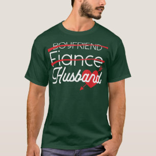 Funny Boyfriend Fiance Husband Groom Wedding Theme T-Shirt