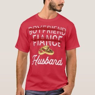 Funny Boyfriend Fiance Husband Groom Wedding Theme T-Shirt