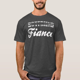 Funny Boyfriend Fiance Husband GroomToBe Print T-Shirt