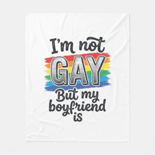 Funny Boyfriend Pride Vintage Engraving Shirt Desi Fleece Blanket