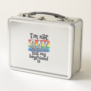 Funny Boyfriend Pride Vintage Engraving Shirt Desi Metal Lunch Box