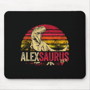 Funny Boys Alex Saurus Dinosaur Rex Name Mouse Mat