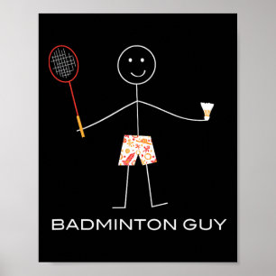 Funny Boys Dminton  Poster