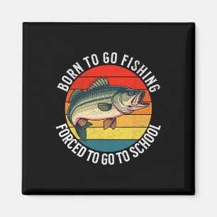 Funny Boys Fishing Fisherman Kids Boys Magnet
