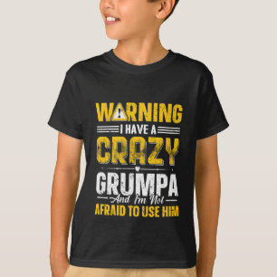 Funny Boys Grumpa word art  T-Shirt