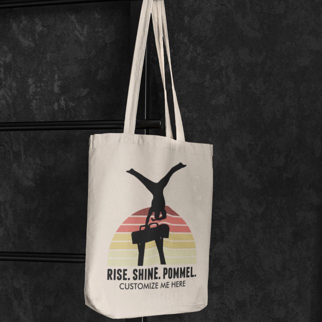Funny Boys Gymnastics Eat Sleep Pommel Horse Tote Bag (Creator Uploaded)