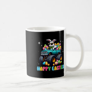 Funny Boys Happy Easter Monster Truck Easter Eggs Coffee Mug
