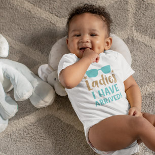 Funny Boy's I have Arrived Jumper Baby Infant Bodysuit