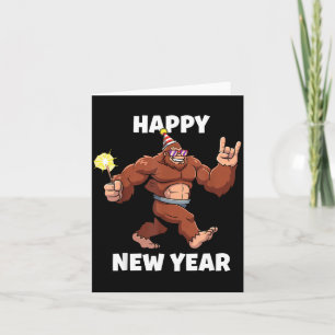 Funny Boys Nye Outfit, Mens Fireworks Bigfoot Happ Card