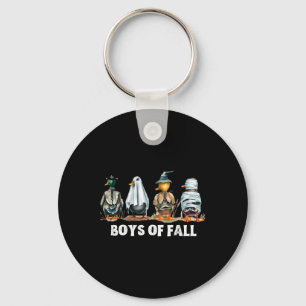 Funny Boys Of Fall Duck Hunting Halloween Costume  Key Ring