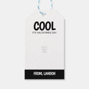 Funny Boys Valentine Treat Favour Tag