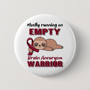 Funny Brain Aneurysm Awareness Gifts 6 Cm Round Badge