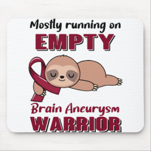 Funny Brain Aneurysm Awareness Gifts Mouse Mat