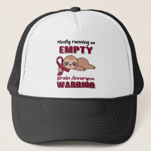 Funny Brain Aneurysm Awareness Gifts Trucker Hat