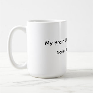 Funny Brain Clock Personalized Mug