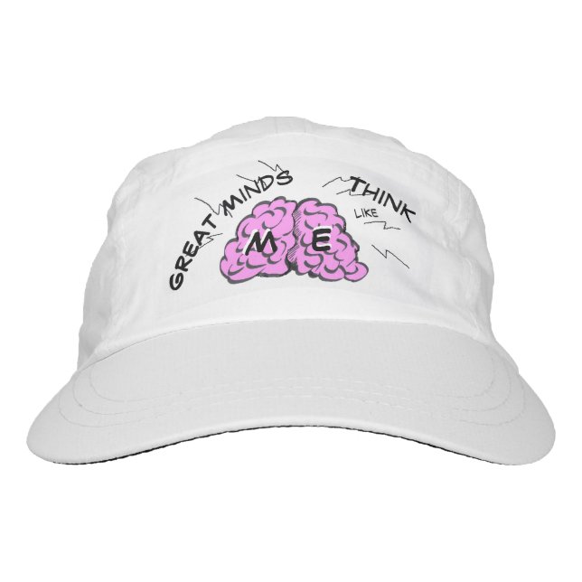 Funny Brain Cust. Text Hat (Front)