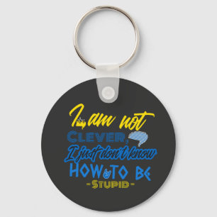 Funny, Brain Design Key Ring