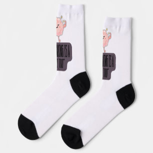 Funny Brain Power Apparel for Overthinkers  Socks