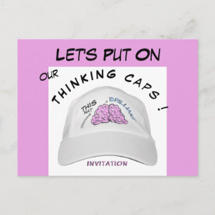 Funny Brainstorm Session Invitation Postcard