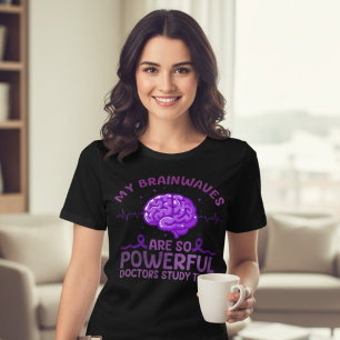 Funny Brainwaves Epilepsy Awareness Gift Tri-Blend Shirt