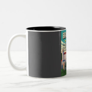 Funny Bratislava Slovakia Review 5 Star Travel Pos Two-Tone Coffee Mug