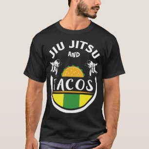 Funny Brazilian Jiu Jitsu and Tacos MMA BJJ Gift M T-Shirt
