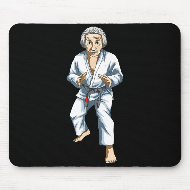 Funny Brazilian Jiu Jitsu Professor Mouse Mat (Front)
