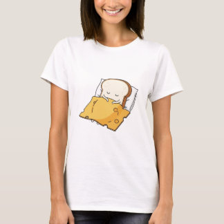 Funny Bread and Cheese Cartoon | Cute Foodie Gift  T-Shirt