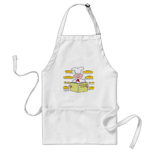 Funny Bread Baker Cartoon Art Cute Bakers Standard Apron