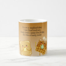 Funny Bread Coffee Mug - A Slice of Humour  