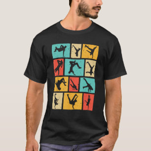 Funny Break Dancing Gift Vintage Hip-Hop Cool Brea T-Shirt